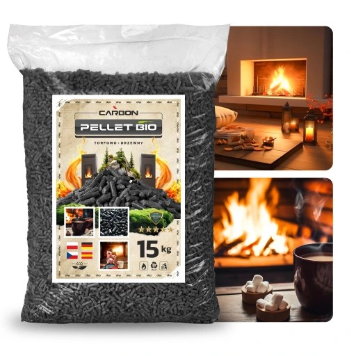 Torfowy drzewny - Carbon 8mm  65 worków po 15kg